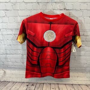 Marvel Iron Man Kids Halloween Costume Shirt (See Description)
